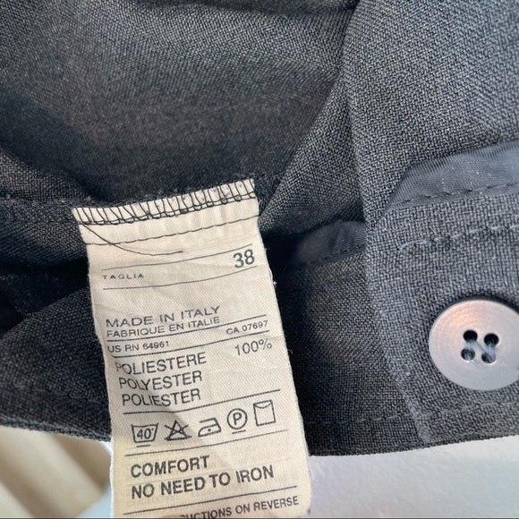 UNITED COLORS OF BENETTON MADE IN ITALY BLAZER SUIT/ PANT SET *EASY IRONING* - Picture 10 of 14